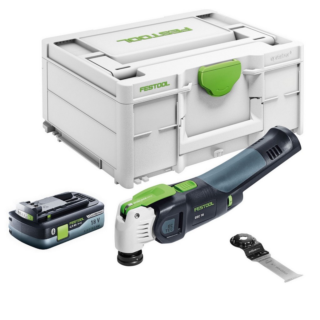 Festool Akku-Oszillierer OSC 18 E-Basic + Akkupack BP 18 Li 4,0 HPC-ASI 577033 Festool Akku-Oszillierer OSC 18 E-Basic + Akkupack BP 18 Li 4,0 HPC-ASI 577033