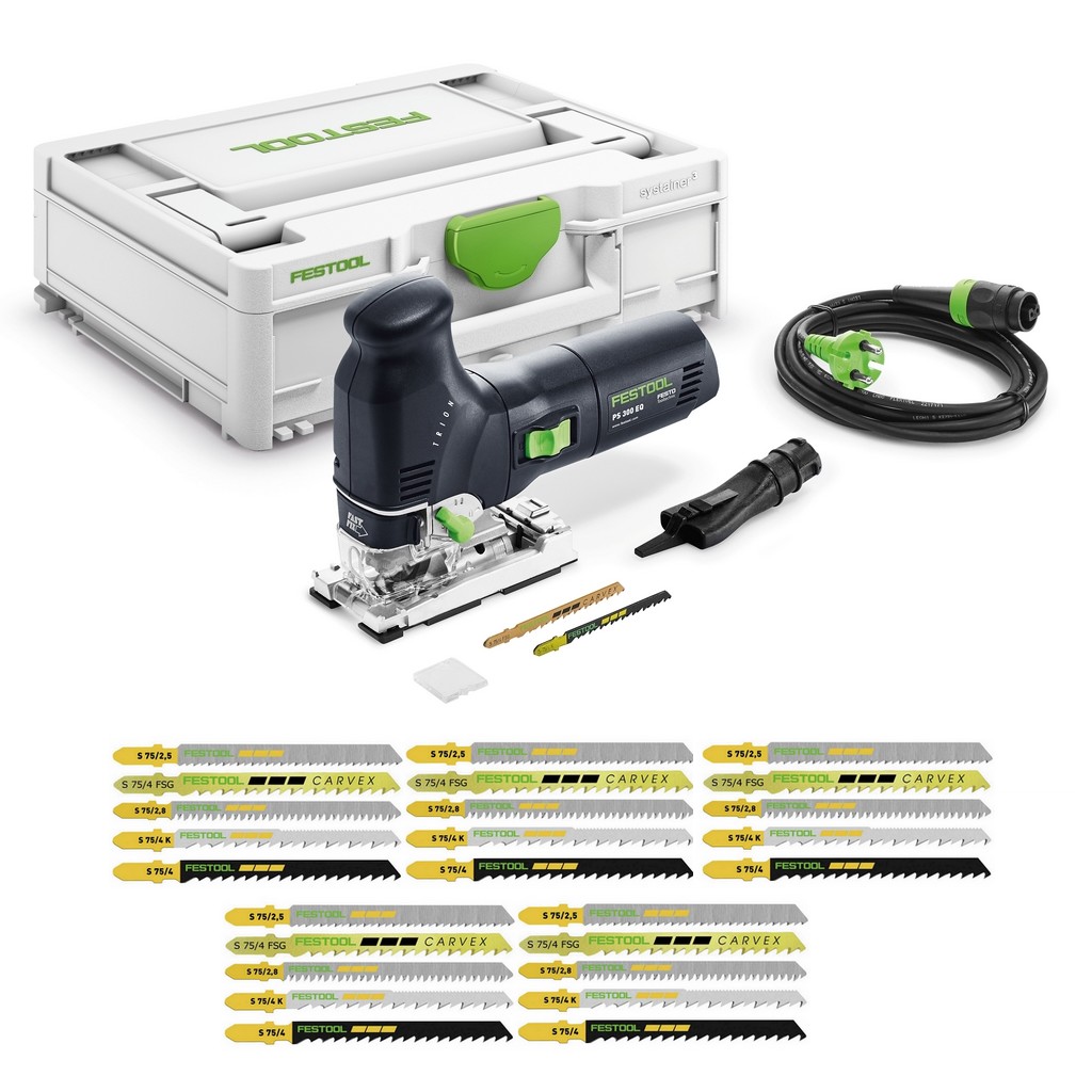 Festool Pendelstichsäge TRION PS 300 EQ-Plus im Systainer SYS3 M 137 + STS-Sort Festool Pendelstichsäge TRION PS 300 EQ-Plus im Systainer SYS3 M 137 + STS-Sort