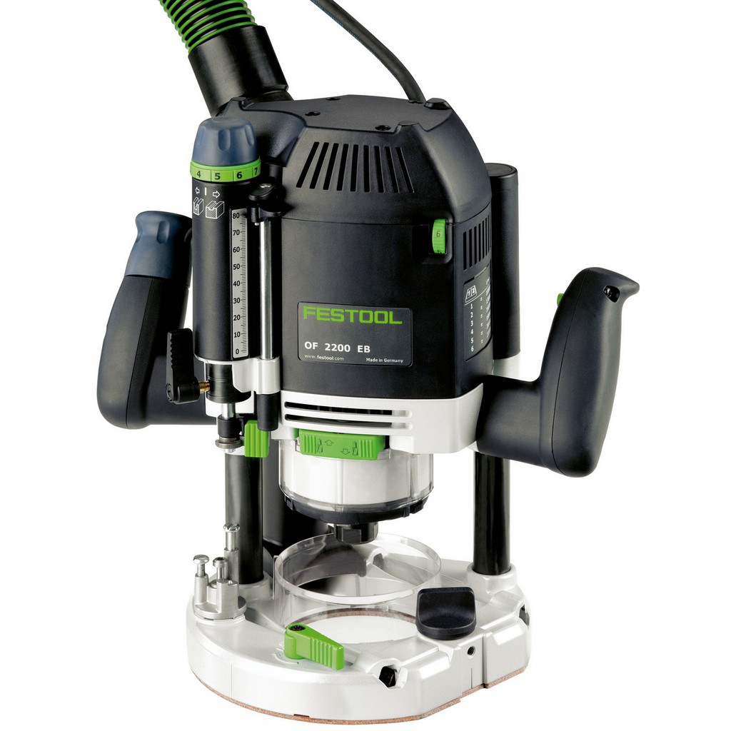 Festool Oberfräse OF 2200 EB-Set 576220 Spannzange Ø 8/12mm Systainer SYS3 M 337 Festool Oberfräse OF 2200 EB-Set 576220 Spannzange Ø 8/12mm Systainer SYS3 M 337