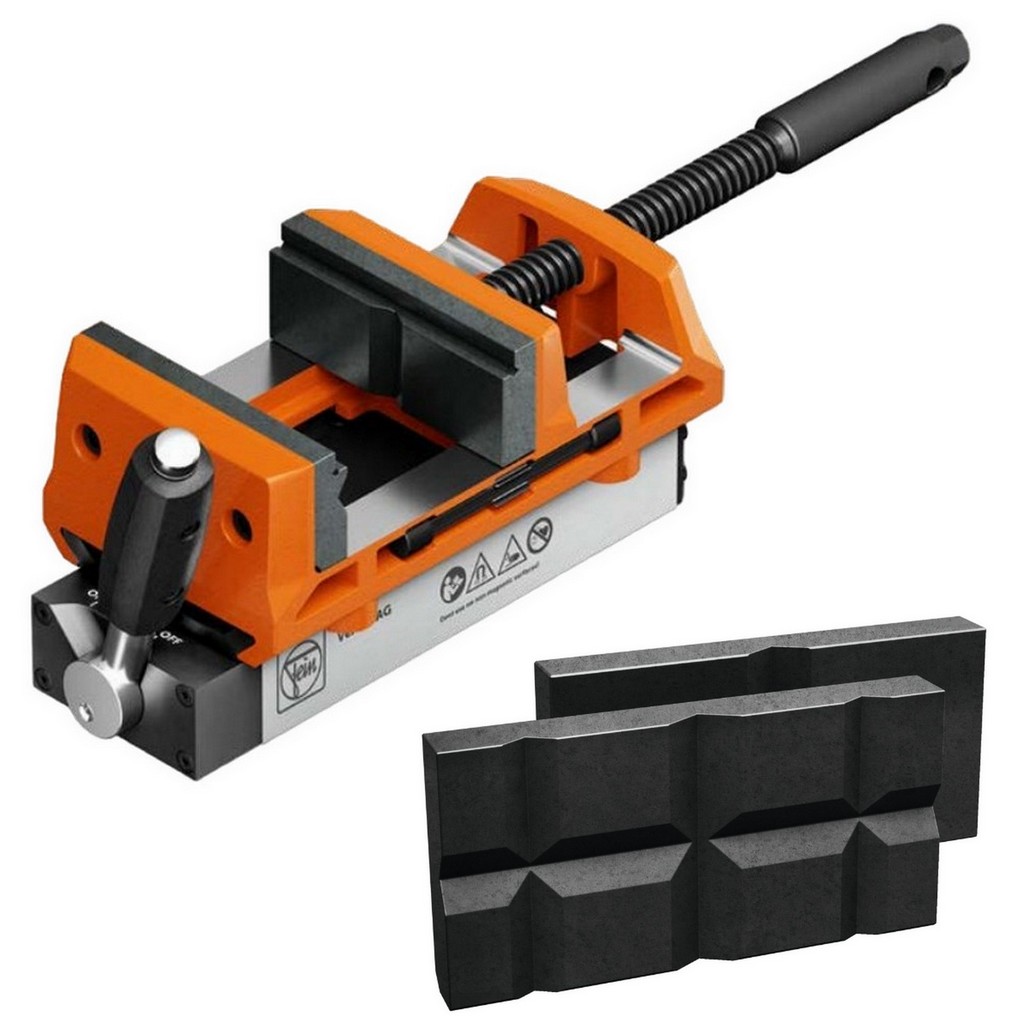 Fein Schraubstock Set Magnetschraubstock 7800N VersaMAG + Erhöhungsbacken Fein Schraubstock Set Magnetschraubstock 7800N VersaMAG + Erhöhungsbacken