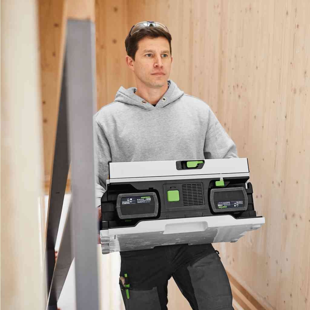 Festool Akku Tischkreissäge CSC SYS 50 EBI-Basic + 2xAkku BP + Ladegerät TCL6 Festool Akku Tischkreissäge CSC SYS 50 EBI-Basic + 2xAkku BP + Ladegerät TCL6