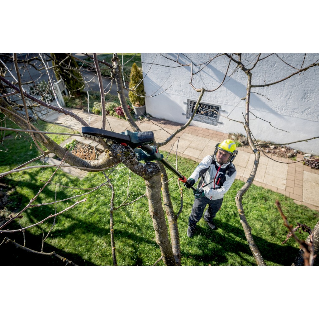 Metabo Akku Gehölzsäge MS 18 LTX 15 + Teleskopstab MS Set Solo ohne Akku Metabo Akku Gehölzsäge MS 18 LTX 15 + Teleskopstab MS Set Solo ohne Akku
