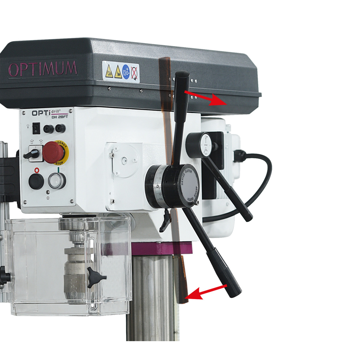 Tischbohrmaschine Optimum OPTIdrill DH 24FT Set inkl. Maschinenschraubstock 30 Tischbohrmaschine Optimum OPTIdrill DH 24FT Set inkl. Maschinenschraubstock 30