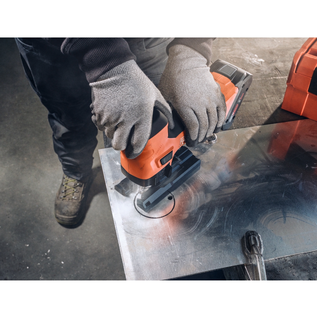 Fein Akku Stichsäge F-IRON Jig 26 AS Set 2x Akku 18V 4Ah Holz Metall 71360562000 Fein Akku Stichsäge F-IRON Jig 26 AS Set 2x Akku 18V 4Ah Holz Metall 71360562000