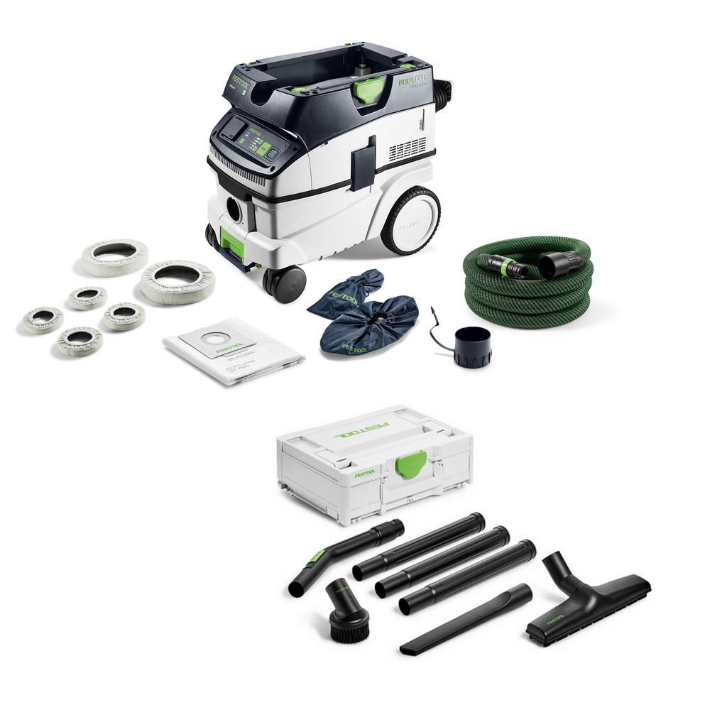 Festool Absaugmobil CLEANTEC CTM 26 EI-FLR + Reinigungsset RS-ST D 27/36-Plus Festool Absaugmobil CLEANTEC CTM 26 EI-FLR + Reinigungsset RS-ST D 27/36-Plus