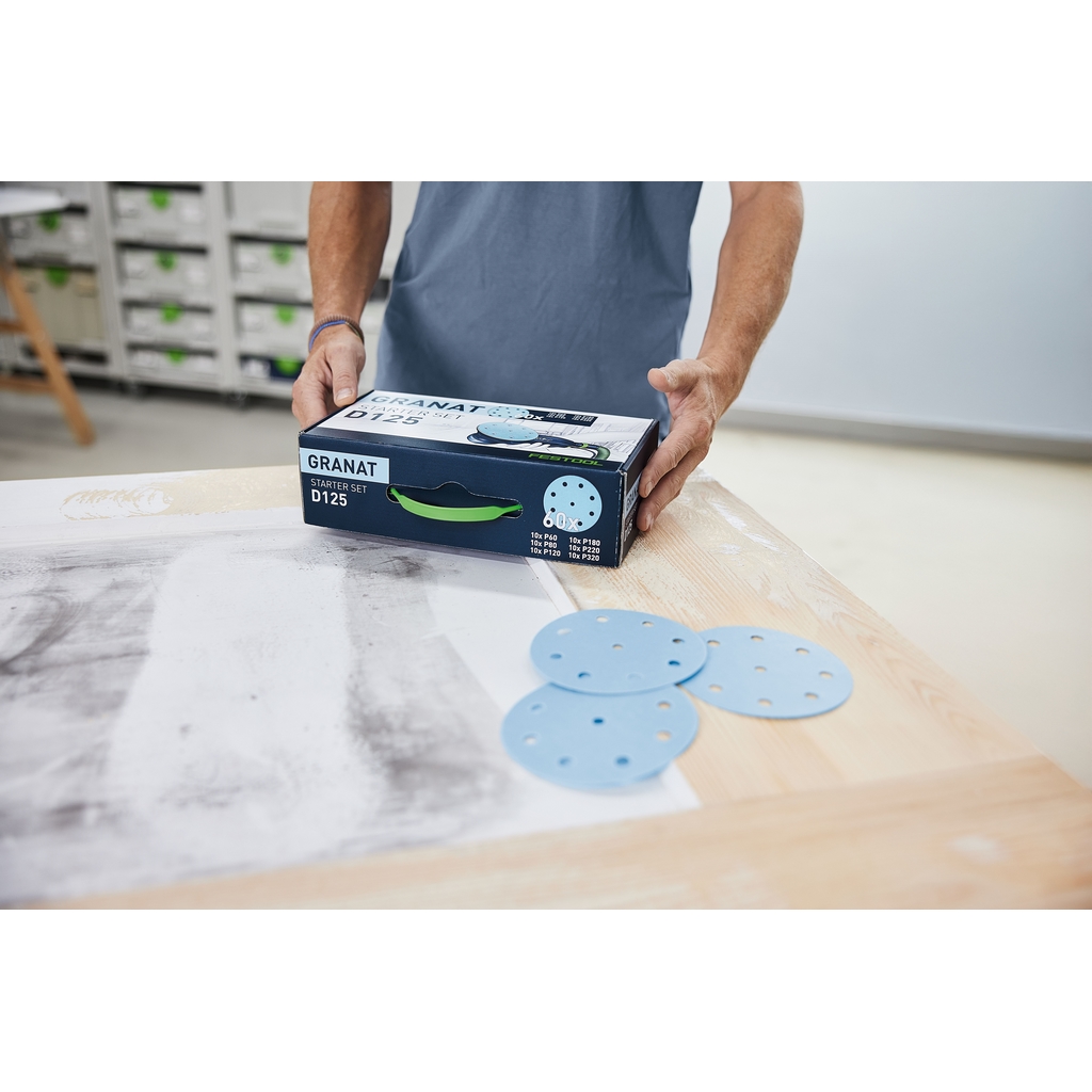 Festool Schleifmittel D125 GR Set P60 P80 P120 P180 P220 P320 578668 Festool Schleifmittel D125 GR Set P60 P80 P120 P180 P220 P320 578668