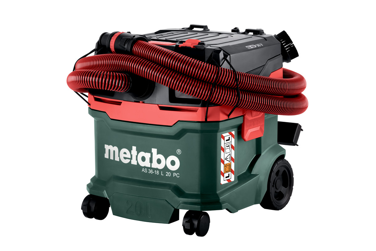 METABO Akku-Sauger AS 36-18 L 20 PC 602071850 METABO Akku-Sauger AS 36-18 L 20 PC 602071850