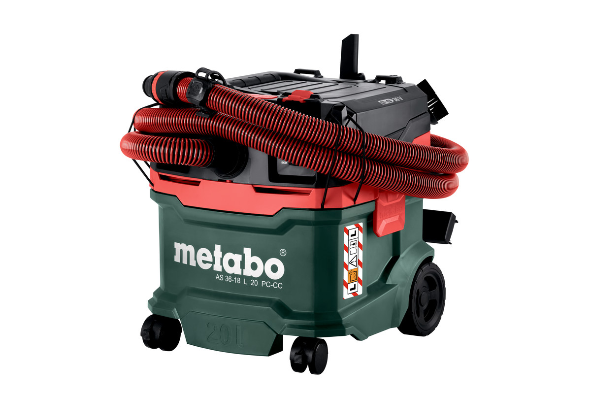 METABO Akku-Sauger AS 36-18 L 20 PC-CC 602072850 METABO Akku-Sauger AS 36-18 L 20 PC-CC 602072850