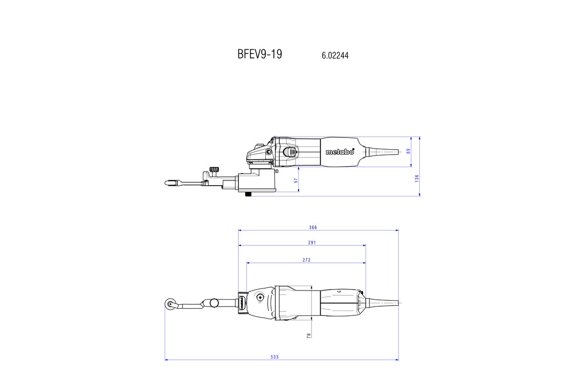 METABO Bandfeile BFE 9-20 Set 602244500 metaBOX 185 XL METABO Bandfeile BFE 9-20 Set 602244500 metaBOX 185 XL
