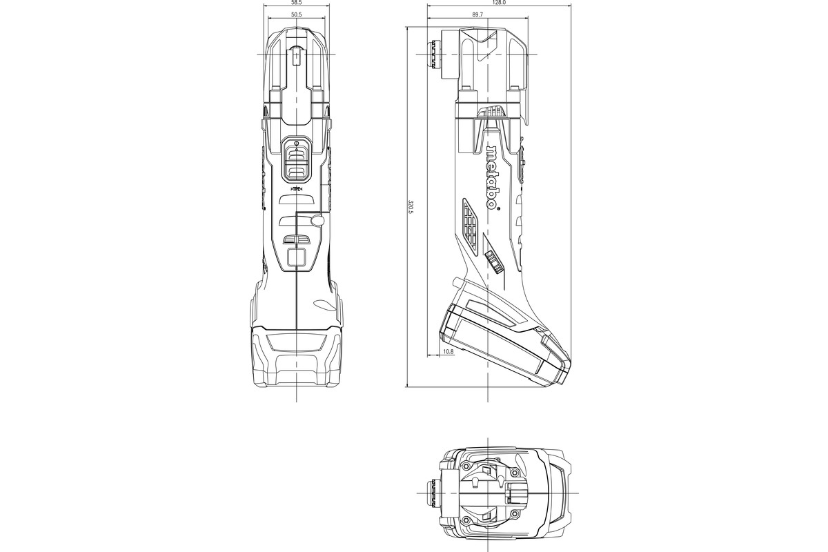 METABO Akku-Multitool MT 18 LTX Compact 613021510 metaBOX 145 L METABO Akku-Multitool MT 18 LTX Compact 613021510 metaBOX 145 L