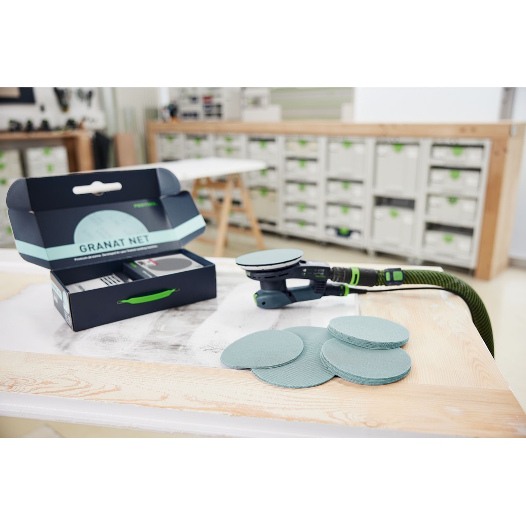 Festool Netzschleifmittel Granat Net D150 GR NET-Set Starter Set P60-P320 578667 Festool Netzschleifmittel Granat Net D150 GR NET-Set Starter Set P60-P320 578667