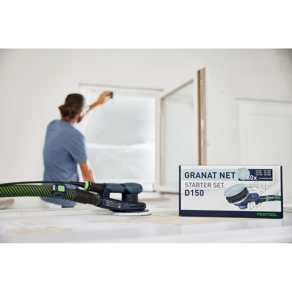 Festool Netzschleifmittel Granat Net D150 GR NET-Set Starter Set P60-P320 578667 Festool Netzschleifmittel Granat Net D150 GR NET-Set Starter Set P60-P320 578667