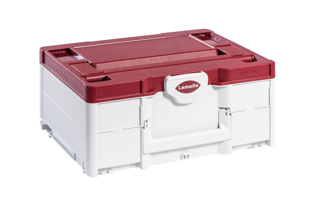 Lamello Systainer3 M 187, RAL 7035 lichtgrau, RAL 3004 purpurrot leer Lamello Systainer3 M 187, RAL 7035 lichtgrau, RAL 3004 purpurrot leer