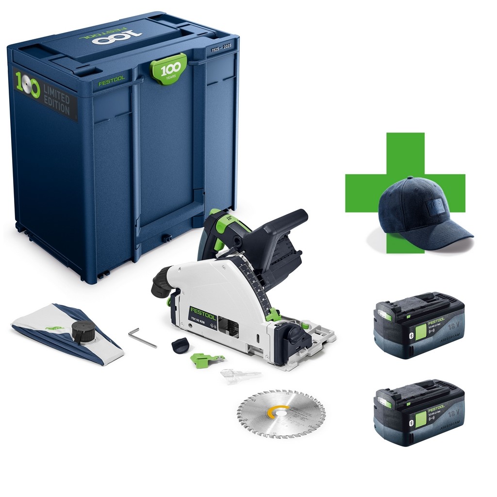 Festool Akku-Tauchsäge TSC 55 KEB-Basic 100Y 578223 + 2x Akkupack 18V 5,0 577660 Festool Akku-Tauchsäge TSC 55 KEB-Basic 100Y 578223 + 2x Akkupack 18V 5,0 577660