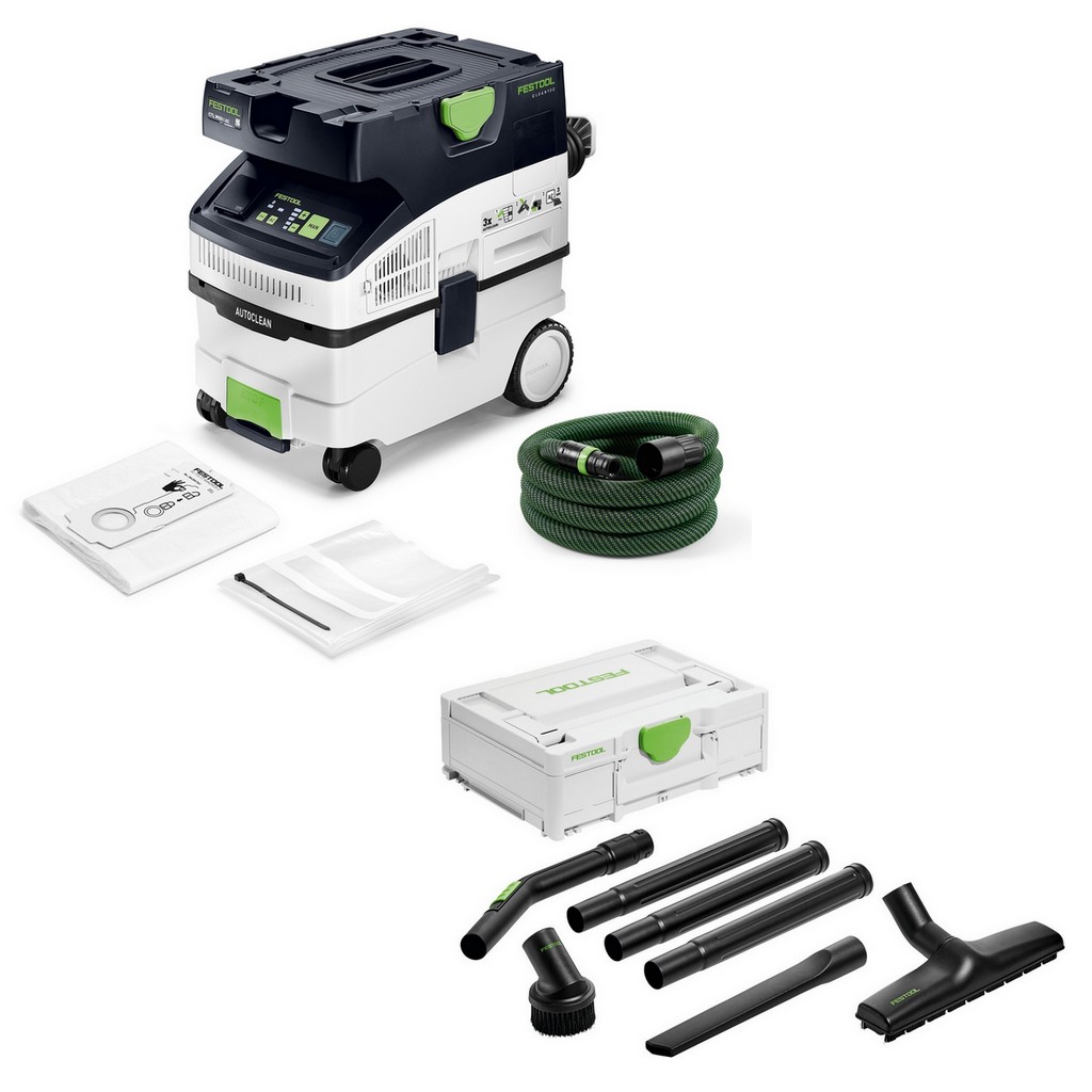 Festool Absaugmobil CTL MIDI I AC 578545 + Reinigungsset RS-ST D 27/36-Plus Festool Absaugmobil CTL MIDI I AC 578545 + Reinigungsset RS-ST D 27/36-Plus