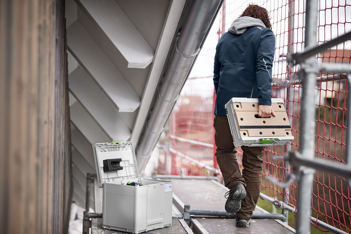 Festool Systainer SYS3-MFT M 112 mobile Werkbank MDF Werkzeugkoffer 578496 Festool Systainer SYS3-MFT M 112 mobile Werkbank MDF Werkzeugkoffer 578496