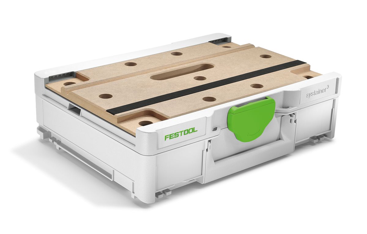 Festool Systainer SYS3-MFT M 112 mobile Werkbank MDF Werkzeugkoffer 578496 Festool Systainer SYS3-MFT M 112 mobile Werkbank MDF Werkzeugkoffer 578496