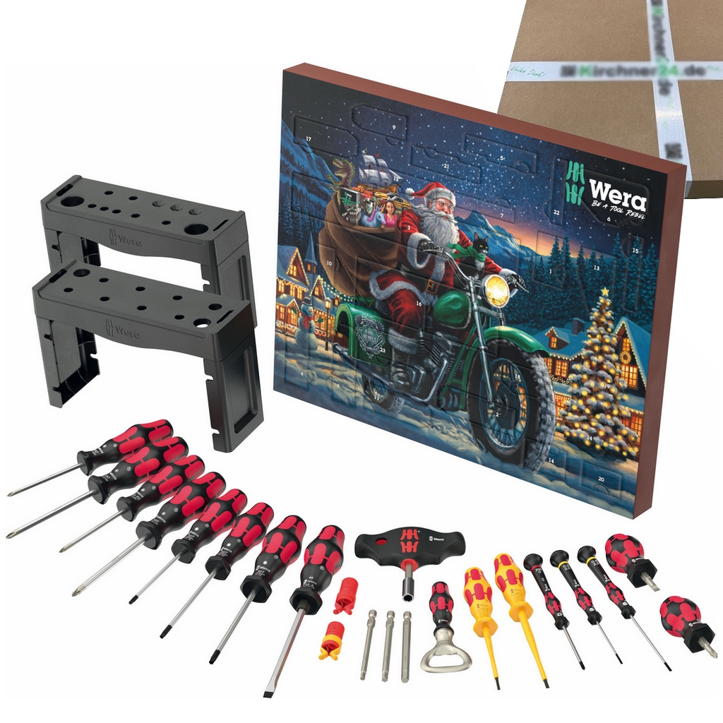 Wera Adventskalender 2025 Geschenk neutrale Verpackung 05136610001 Wera Adventskalender 2025 Geschenk neutrale Verpackung 05136610001