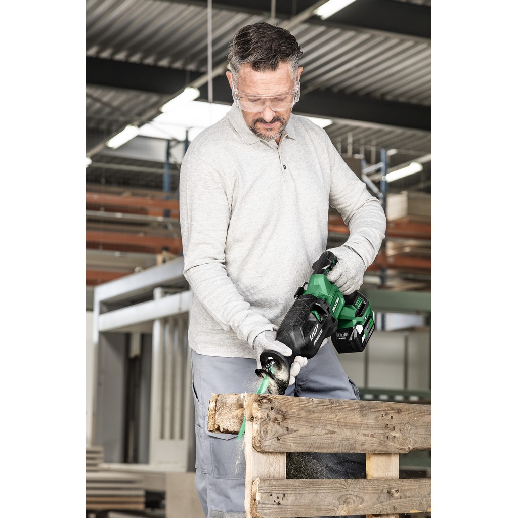 HiKoKi 36 V Akku Säbelsäge CR36DAW4Z 3000 u/min für Holz Stahl Edelstahl Rohre HiKoKi 36 V Akku Säbelsäge CR36DAW4Z 3000 u/min für Holz Stahl Edelstahl Rohre