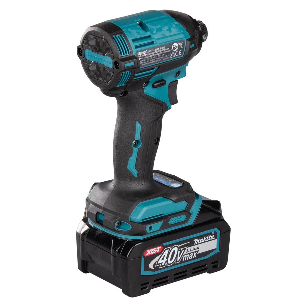 Makita Akku-Schlagschrauber XGT Solo 40 V 1/4 Zoll Innensechskant LED TD002GZ01 Makita Akku-Schlagschrauber XGT Solo 40 V 1/4 Zoll Innensechskant LED TD002GZ01