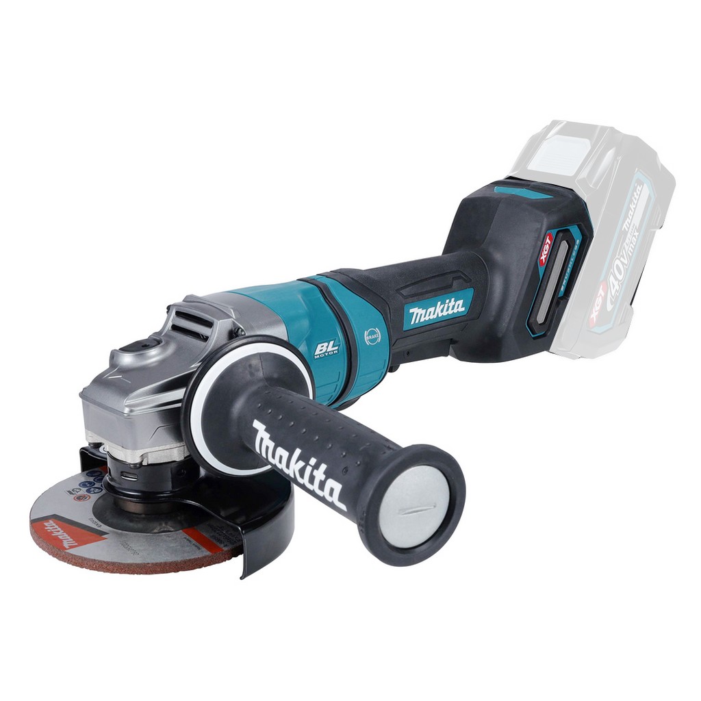 Makita Akku-Winkelschleifer Solo 40 V 125 mm Paddelschalter Motorbremse GA050GZ Makita Akku-Winkelschleifer Solo 40 V 125 mm Paddelschalter Motorbremse GA050GZ