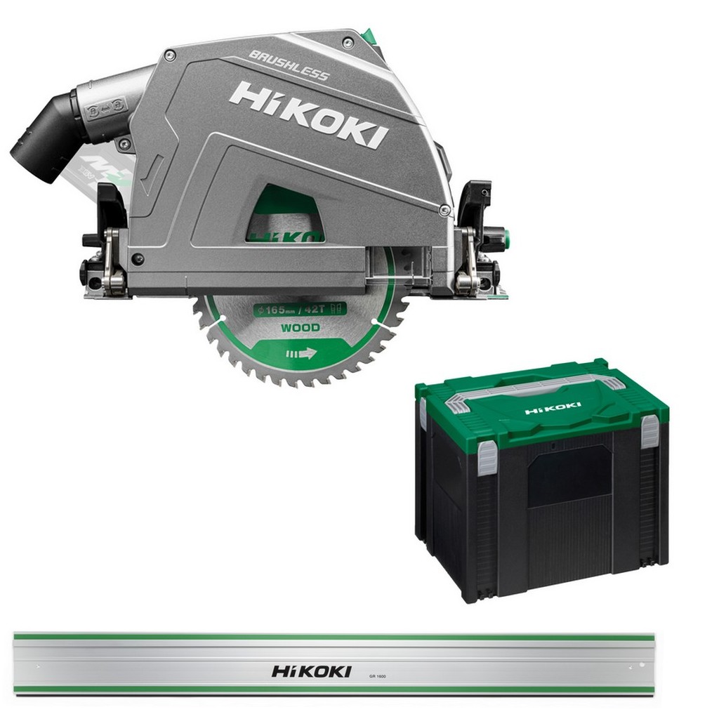 HiKoKi Akku-Tauchsäge Solo 36V C3606DPAW2Z + Führungsschiene 1600x180mm 4100072 HiKoKi Akku-Tauchsäge Solo 36V C3606DPAW2Z + Führungsschiene 1600x180mm 4100072