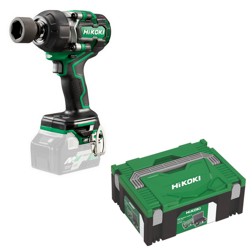 HiKoKi Akku Schlagschrauber WR36DEW2Z+Steckschlüssel-Set + Akku+Schnellladegerät HiKoKi Akku Schlagschrauber WR36DEW2Z+Steckschlüssel-Set + Akku+Schnellladegerät