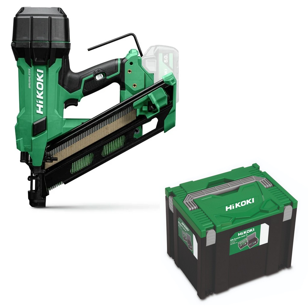 HiKoKi Akku-Nagler NR1890DCAW9Z + Nägel + Akku 36 V 2.5 Ah/18 + Schnellladegerät HiKoKi Akku-Nagler NR1890DCAW9Z + Nägel + Akku 36 V 2.5 Ah/18 + Schnellladegerät