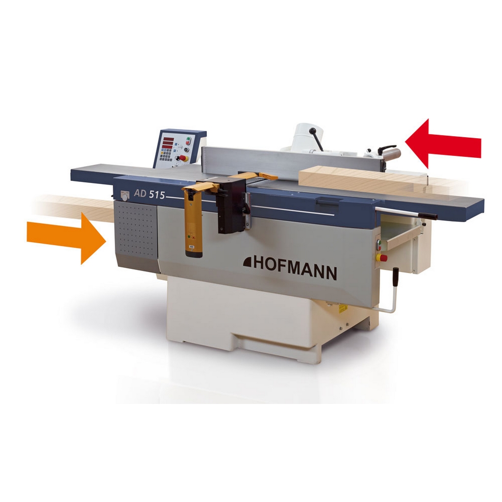 Hofmann komb. Abrichtdickenhobelmaschine AD 515 5,5 kW 400 V 50 Hz CE 45500 Hofmann komb. Abrichtdickenhobelmaschine AD 515 5,5 kW 400 V 50 Hz CE 45500