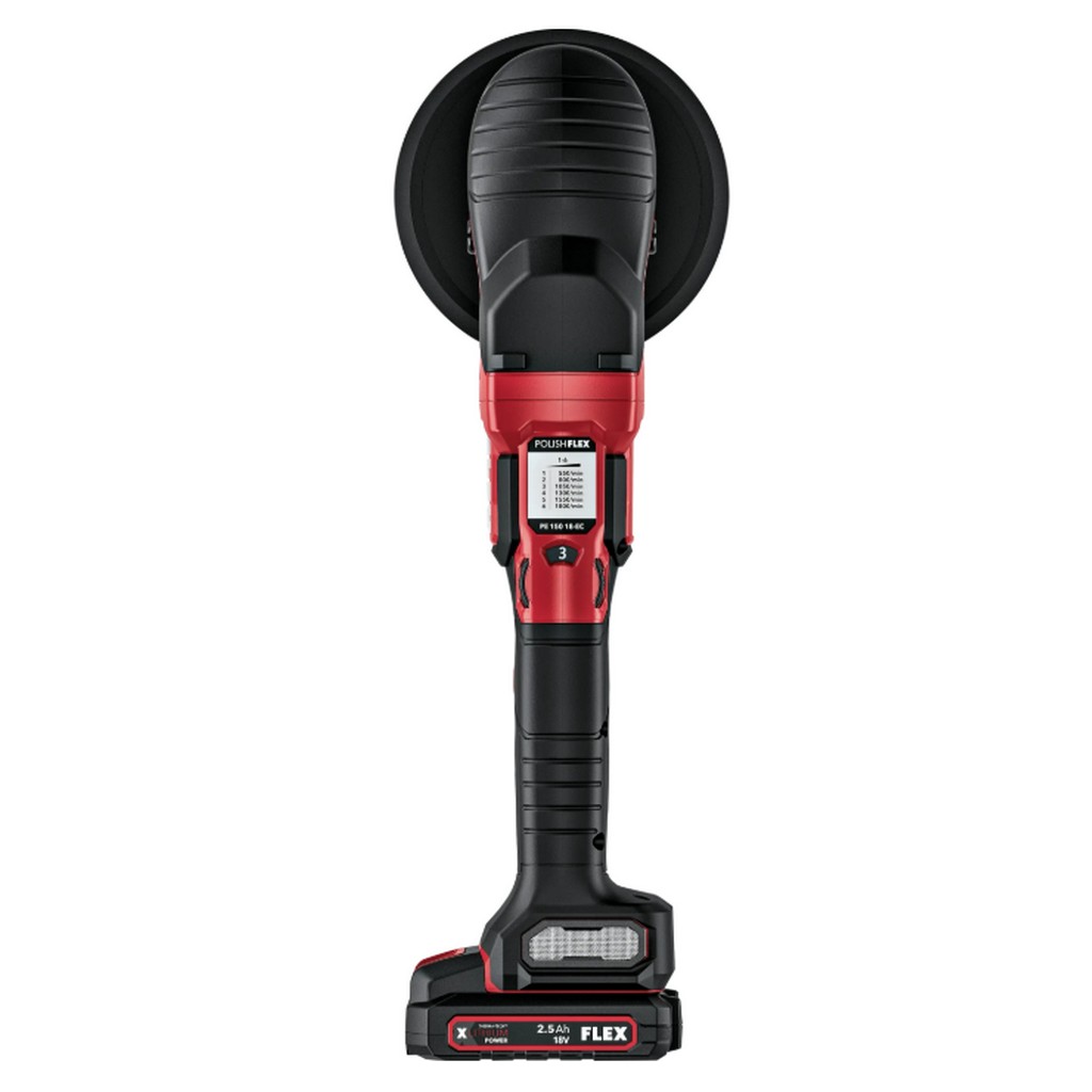 Flex Akku Rotationspolierer 18 V PE 2 18-EC C 150mm 2,1 kg leistungsstark 534653 Flex Akku Rotationspolierer 18 V PE 2 18-EC C 150mm 2,1 kg leistungsstark 534653