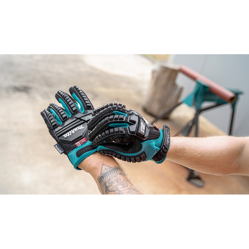 Makita Handschuhe Gr. M (8) verstärkt Arbeitshandschuhe Knöchelschutz P-84464 Makita Handschuhe Gr. M (8) verstärkt Arbeitshandschuhe Knöchelschutz P-84464