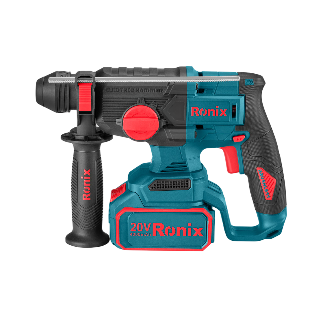 Ronix Akku Bohrhammer 2,5 J SDS - Plus Ladegerät 2x Akku für Makita 18 V 8678 Ronix Akku Bohrhammer 2,5 J SDS - Plus Ladegerät 2x Akku für Makita 18 V 8678