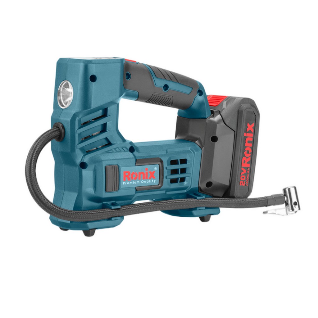 Ronix Mini Kompressor 20V 2 Ah Akku 10,35 bar 150 PSI für Makita 18V 8605 Ronix Mini Kompressor 20V 2 Ah Akku 10,35 bar 150 PSI für Makita 18V 8605