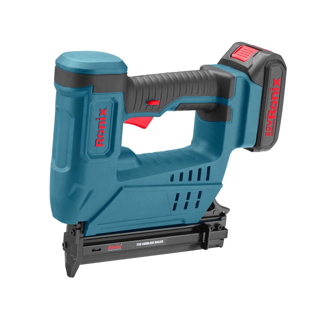 Ronix Akku Nagler F30 30 mm Akku 20 V 2 Ah Ladegerät für Makita 18 V 8619 Ronix Akku Nagler F30 30 mm Akku 20 V 2 Ah Ladegerät für Makita 18 V 8619