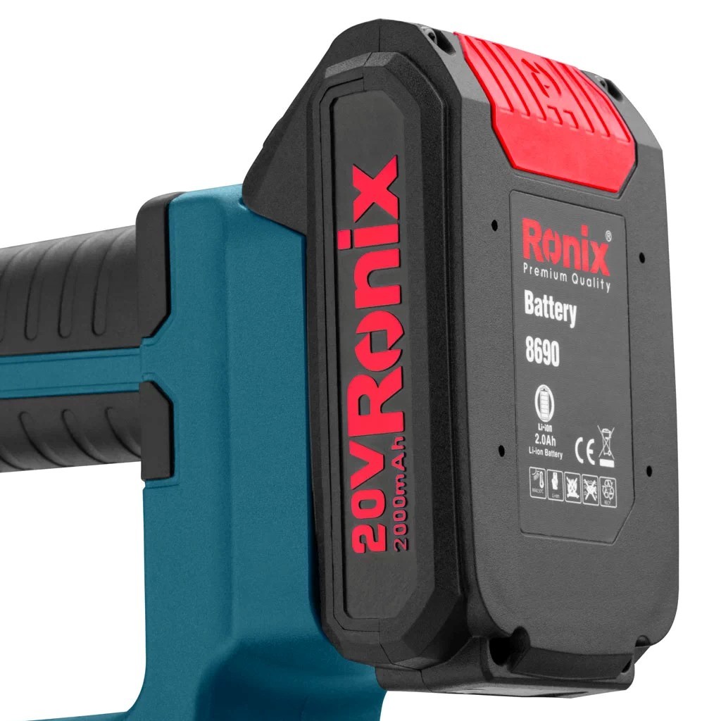 Ronix Akku Nagler F30 30 mm Akku 20 V 2 Ah Ladegerät für Makita 18 V 8619 Ronix Akku Nagler F30 30 mm Akku 20 V 2 Ah Ladegerät für Makita 18 V 8619
