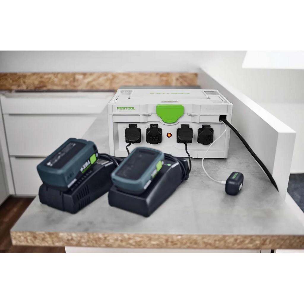 Festool SYS-PowerHub SYS23-PH M 187 Anwendungssystainer IP44 2500 Watt 578561 Festool SYS-PowerHub SYS23-PH M 187 Anwendungssystainer IP44 2500 Watt 578561