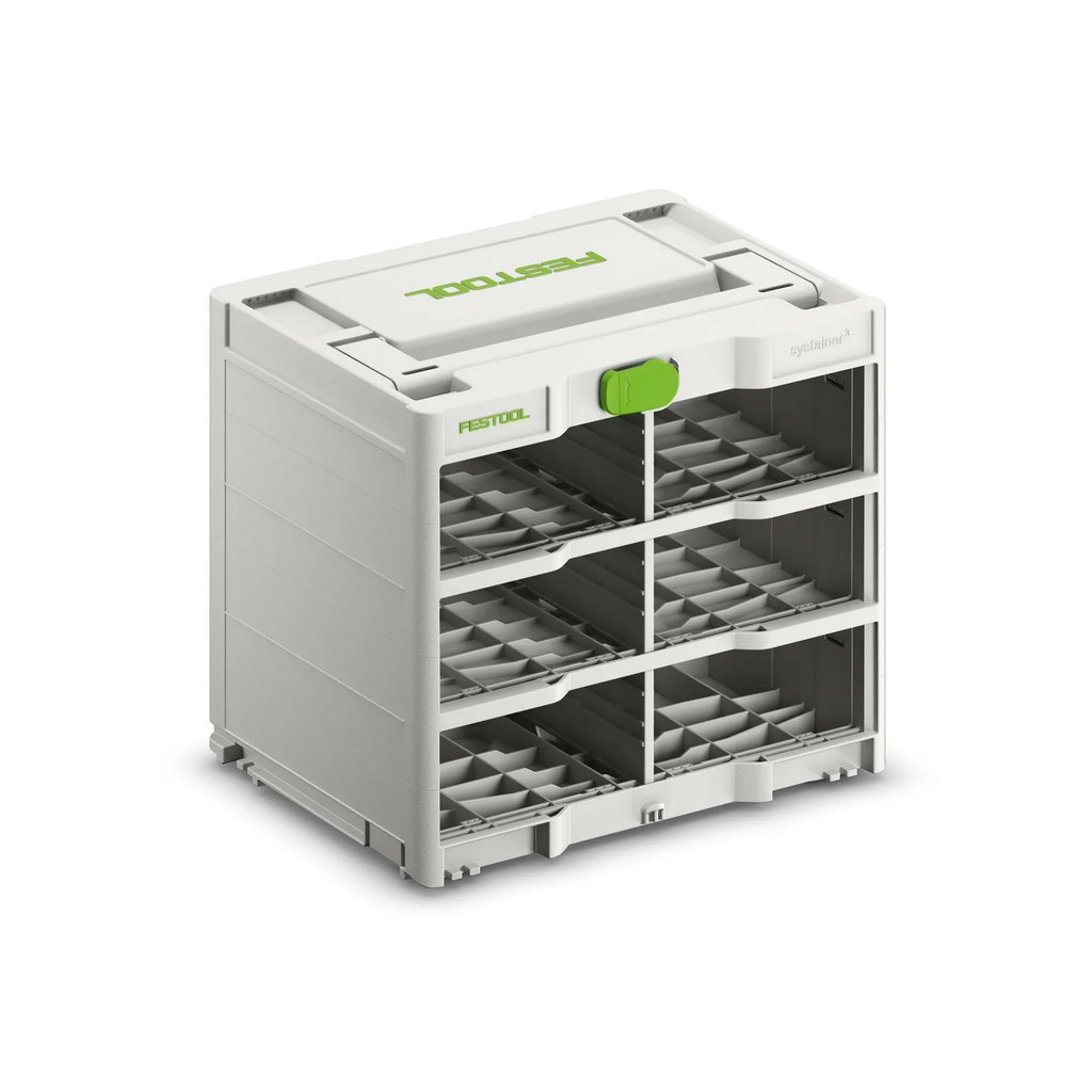 Festool Systainer Rack SYS3-RK/6 M 337 für alle Systainer S 76 Varianten 577807 Festool Systainer Rack SYS3-RK/6 M 337 für alle Systainer S 76 Varianten 577807