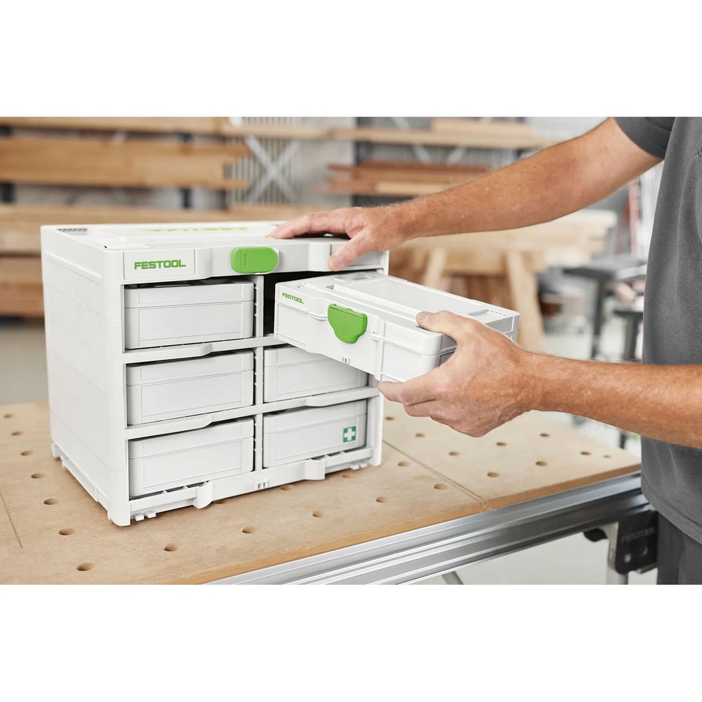 Festool Systainer Rack SYS3-RK/6 M 337 für alle Systainer S 76 Varianten 577807 Festool Systainer Rack SYS3-RK/6 M 337 für alle Systainer S 76 Varianten 577807