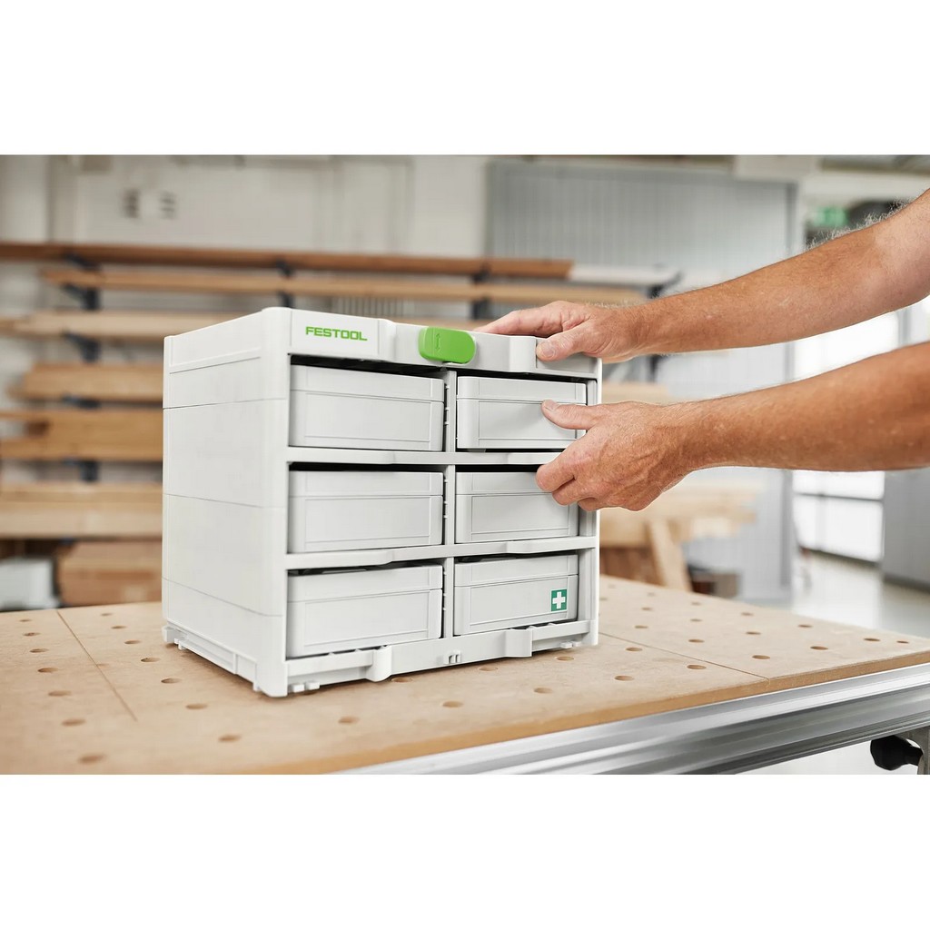 Festool Systainer Rack SYS3-RK/6 M 337 für alle Systainer S 76 Varianten 577807 Festool Systainer Rack SYS3-RK/6 M 337 für alle Systainer S 76 Varianten 577807