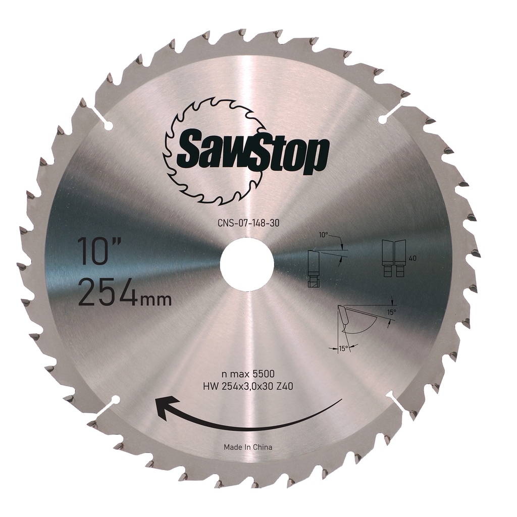 SawStop Tischkreissäge CTS-230B50EU K Bremskartusche Standard Sägeblatt CNS SawStop Tischkreissäge CTS-230B50EU K Bremskartusche Standard Sägeblatt CNS