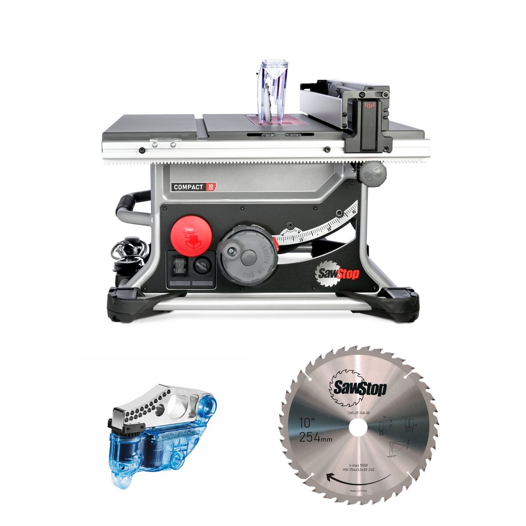 SawStop Tischkreissäge CTS-230B50EU K Bremskartusche Standard Sägeblatt CNS SawStop Tischkreissäge CTS-230B50EU K Bremskartusche Standard Sägeblatt CNS