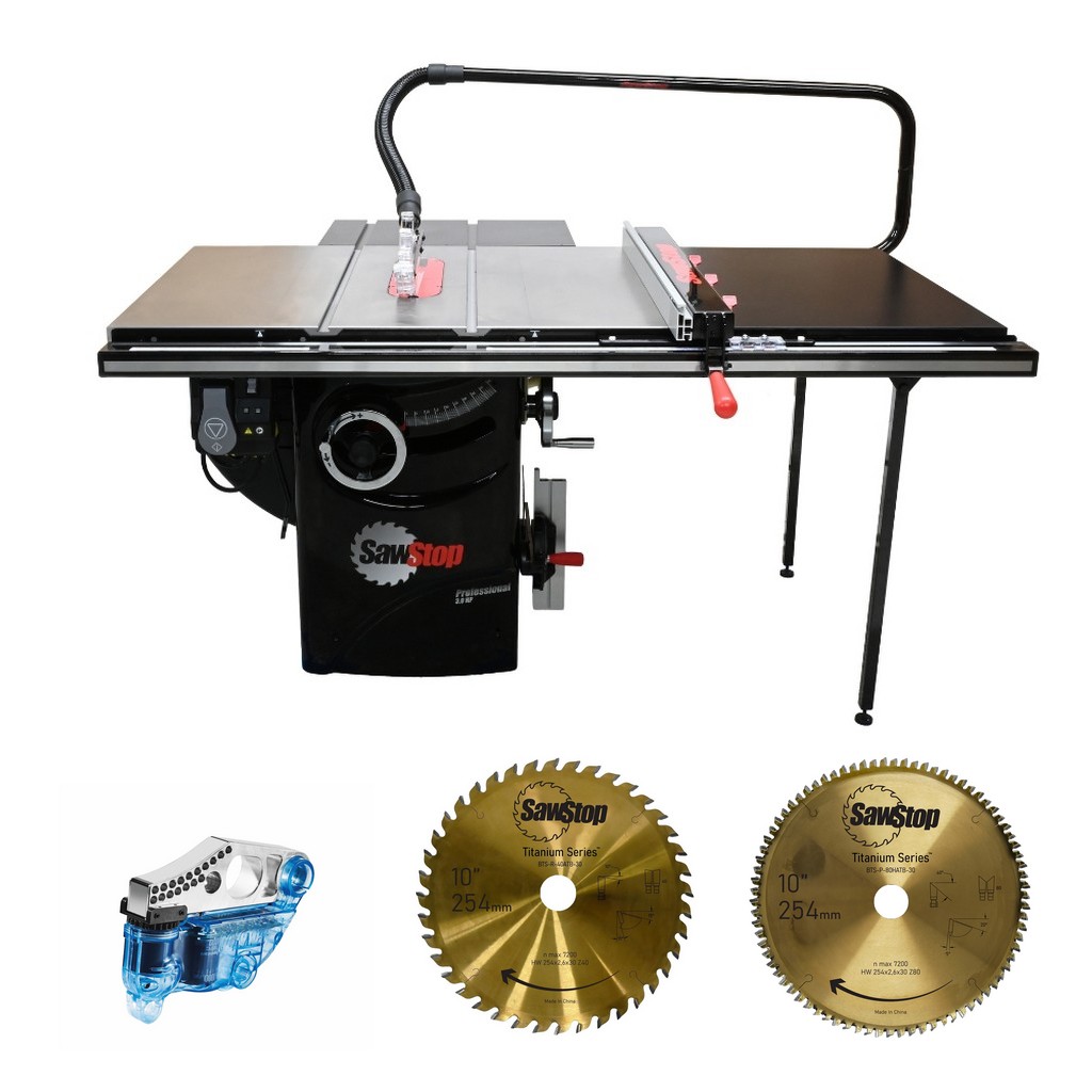 SawStop Tischkreissäge PCS31230-EU-52-ODC K Kartusche Titanium Sägeblätter SawStop Tischkreissäge PCS31230-EU-52-ODC K Kartusche Titanium Sägeblätter