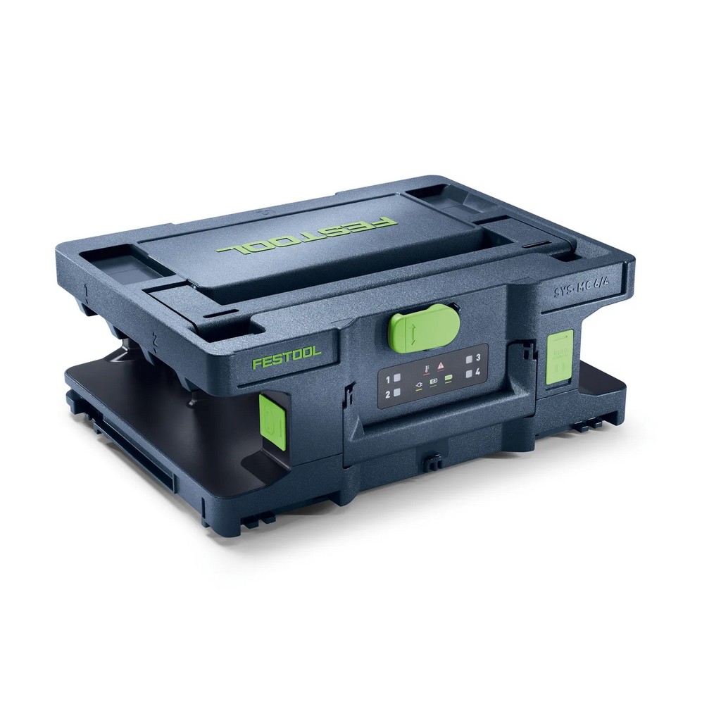Festool Schnellladegerät SYS-MC 6/4 für alle Akkupacks 10,8 V bis 18 V 578489 Festool Schnellladegerät SYS-MC 6/4 für alle Akkupacks 10,8 V bis 18 V 578489