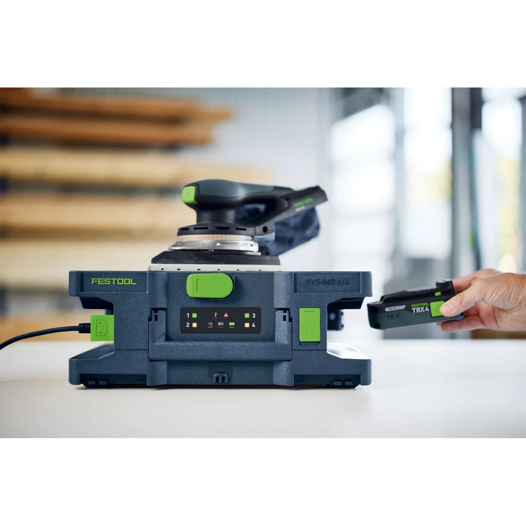 Festool Schnellladegerät SYS-MC 6/4 für alle Akkupacks 10,8 V bis 18 V 578489 Festool Schnellladegerät SYS-MC 6/4 für alle Akkupacks 10,8 V bis 18 V 578489