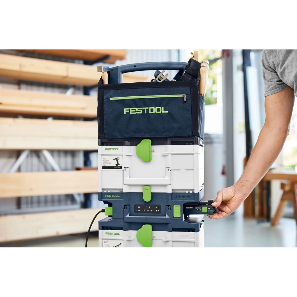 Festool Schnellladegerät SYS-MC 6/4 für alle Akkupacks 10,8 V bis 18 V 578489 Festool Schnellladegerät SYS-MC 6/4 für alle Akkupacks 10,8 V bis 18 V 578489