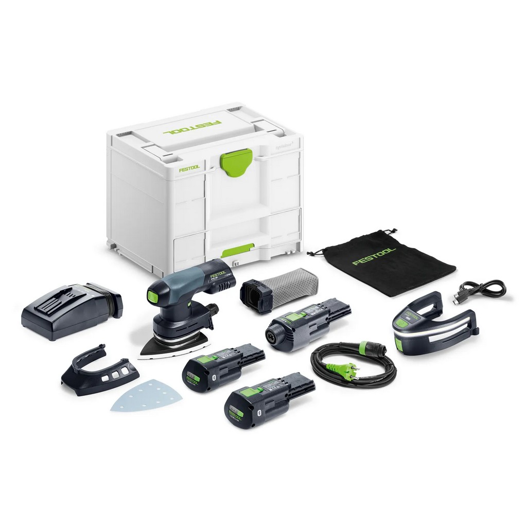 Festool Akku Deltaschleifer DTSC 400 3,0 I-Set 18 V Bluetooth staubfrei 578851 Festool Akku Deltaschleifer DTSC 400 3,0 I-Set 18 V Bluetooth staubfrei 578851
