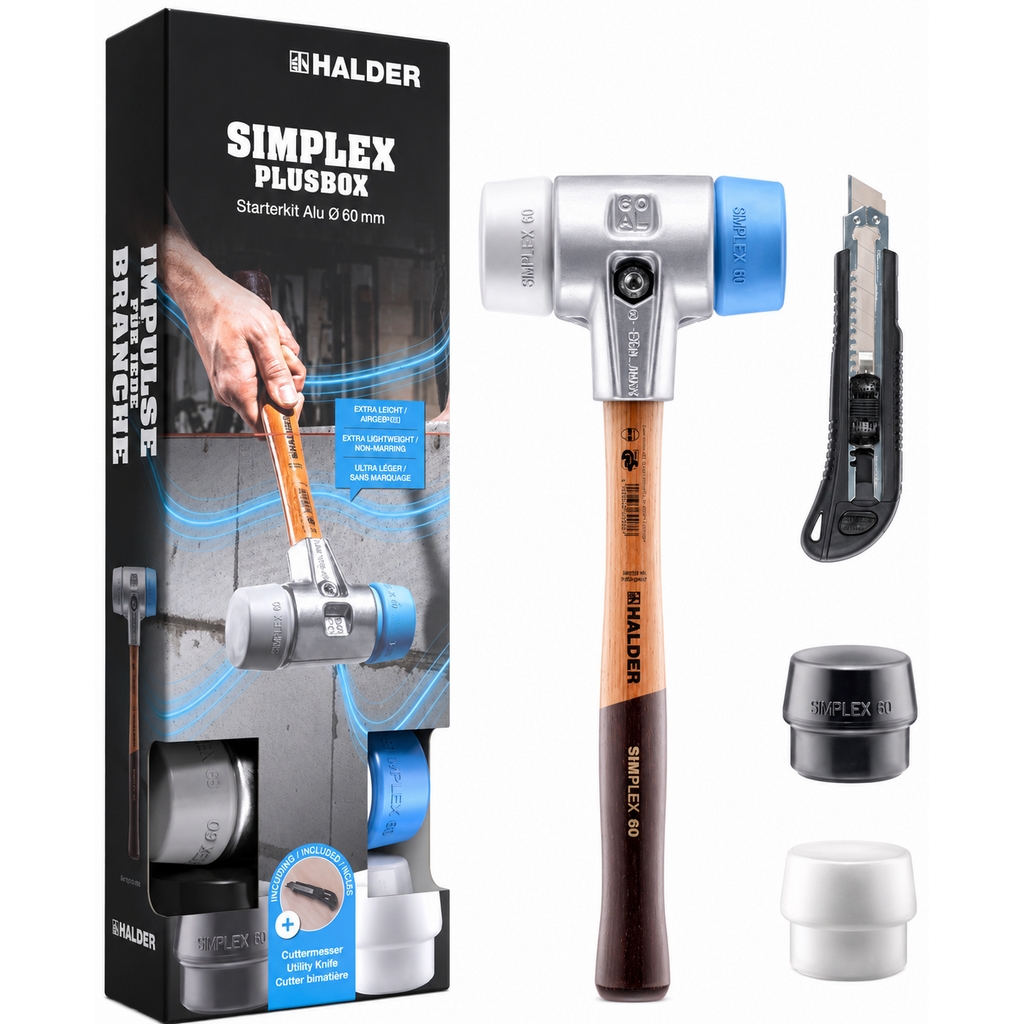 Halder SIMPLEX PLUSBOX Starterkit Alu 60 mm Durchmesser + Cuttermesser 3113s004 Halder SIMPLEX PLUSBOX Starterkit Alu 60 mm Durchmesser + Cuttermesser 3113s004
