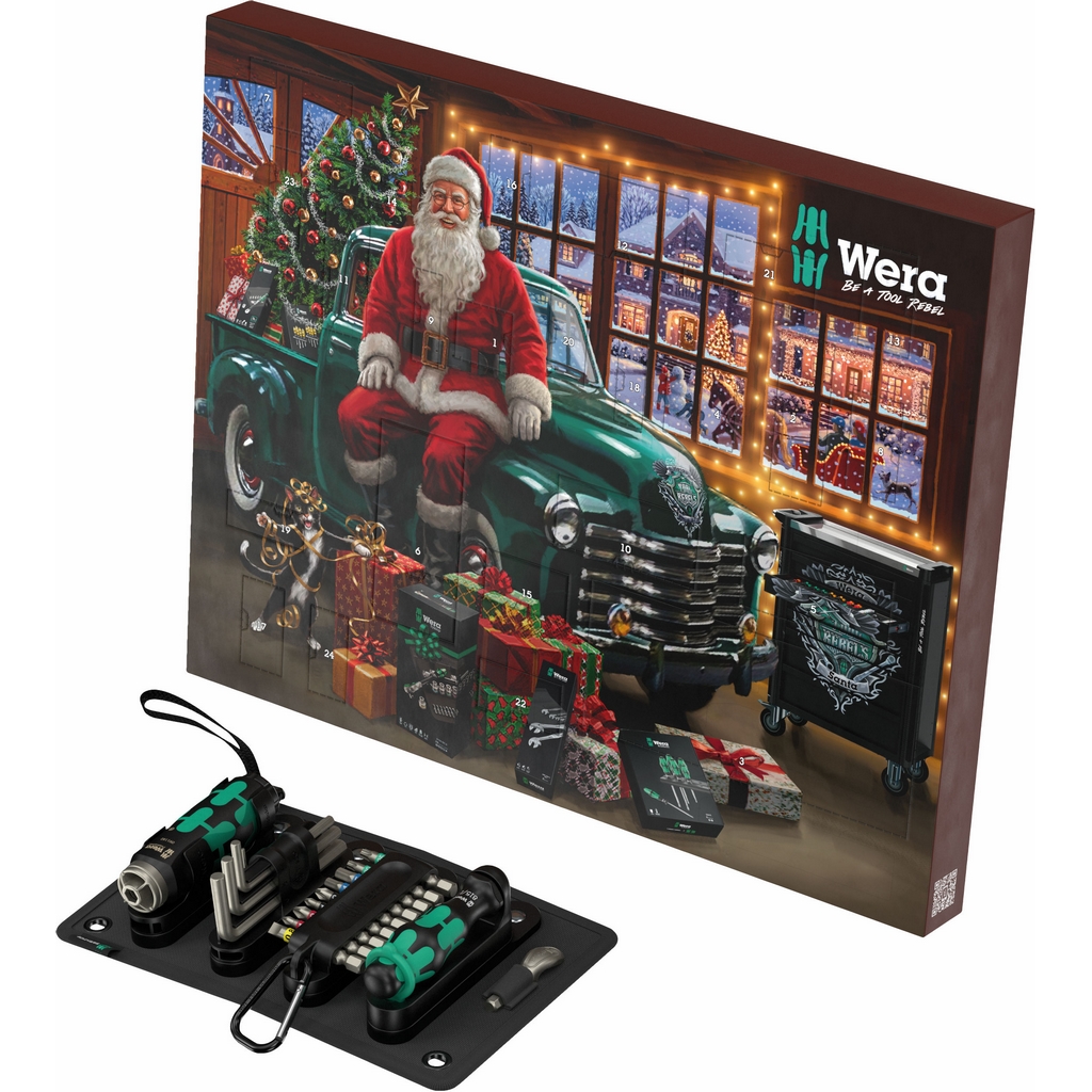 Wera Adventskalender 2026 Schraublampe Bits Winkelschlüssel Set 05136614001 Wera Adventskalender 2026 Schraublampe Bits Winkelschlüssel Set 05136614001