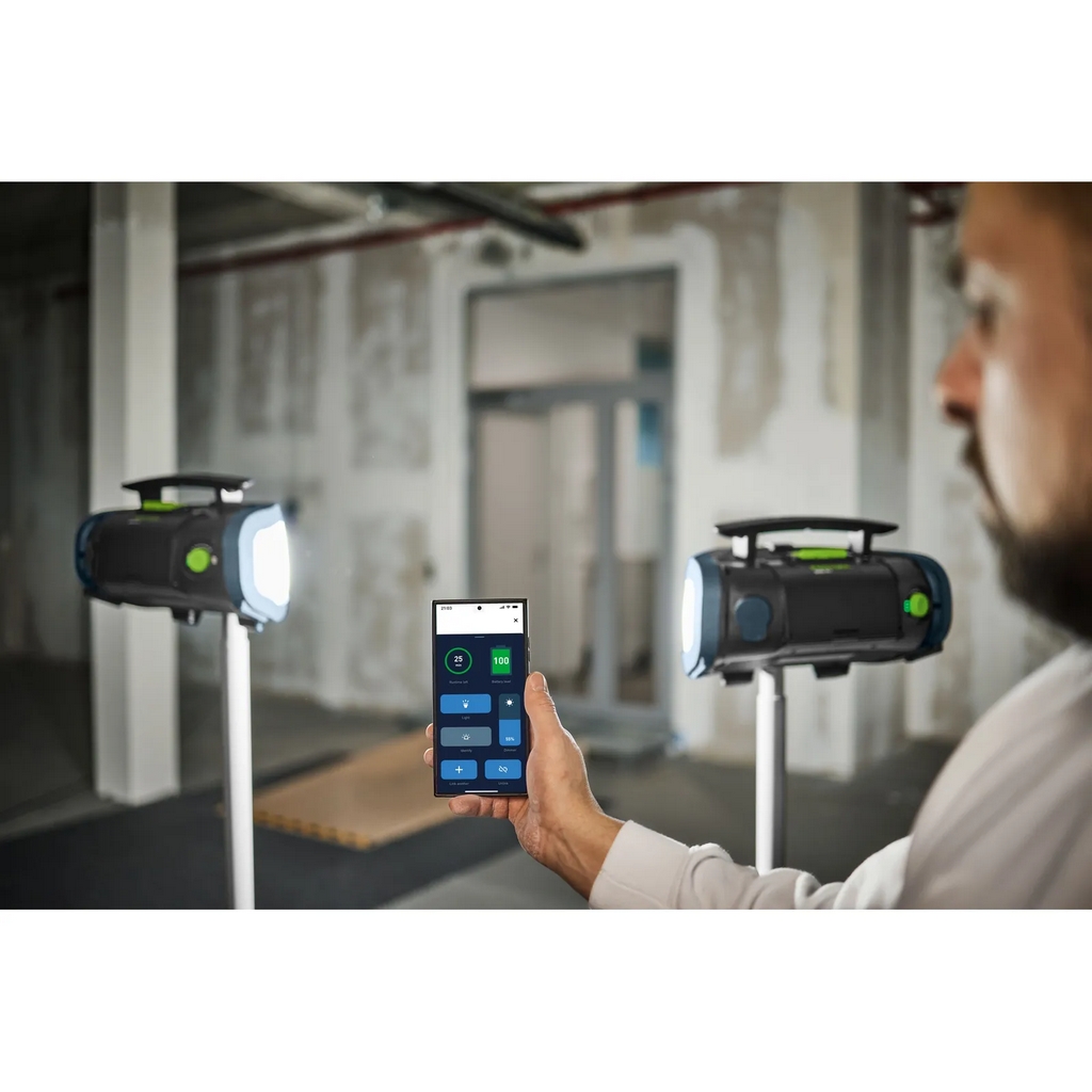 Festool Hybrid-Baustrahler DUO-H I-Basic-Set + Stativ ST DUO 200 Festool Hybrid-Baustrahler DUO-H I-Basic-Set + Stativ ST DUO 200
