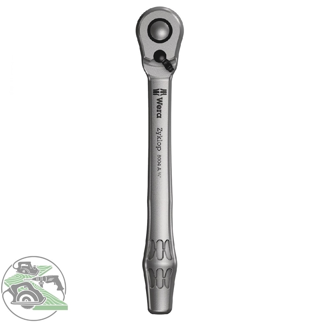 Wera 8004 A Zyklop Metal-Knarre mit Umschalthebel mit 1/4"-Antrieb 5004004001 Wera 8004 A Zyklop Metal-Knarre mit Umschalthebel mit 1/4"-Antrieb 5004004001